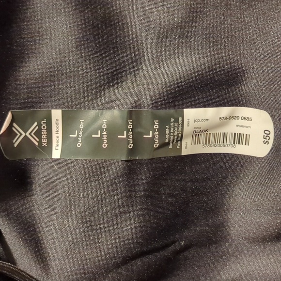 Xersion Men's Quick Dry Tech Fleece Hoodie Sweatshirt Size L NWT MSRP $50 - Picture 6 of 7